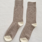 Classic Cashmere Socks in fawn