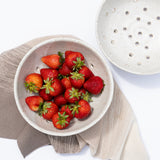 Berry Bowl in Speckled White