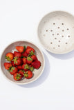 Berry Bowl in Speckled White