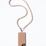Big Bead Phone Necklace - Natural
