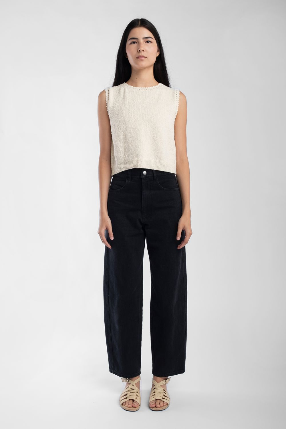 Micaela Greg Boucle Tank - Cream