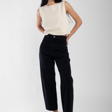 Boucle Tank - Cream — view 4