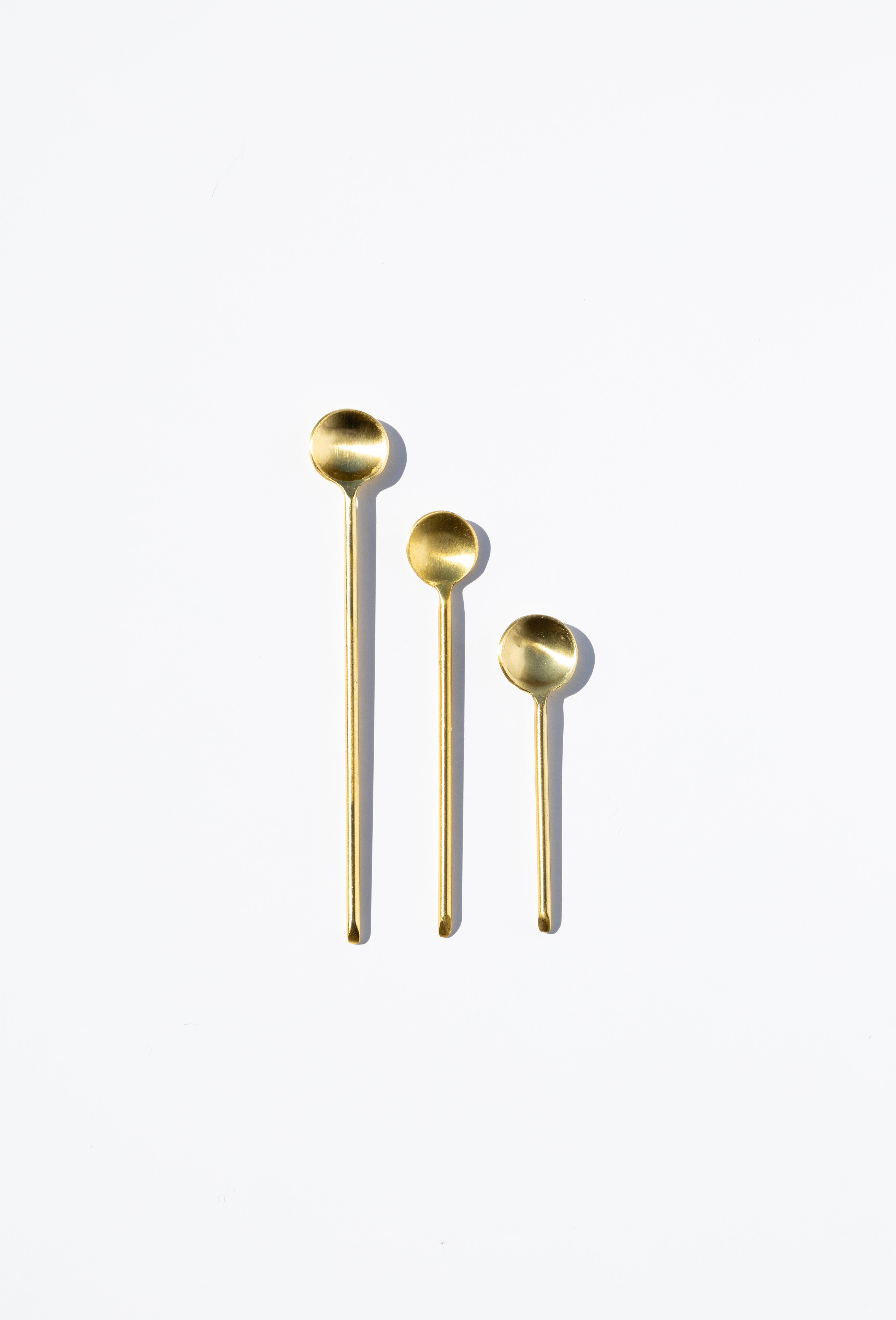 Three lengths of Gold Spoons