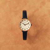 Beverly Watch - Gold Case Black Leather