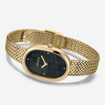 Jane Watch Tethered - Gold and Black image of watch on side
