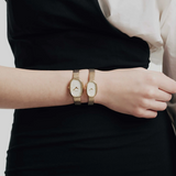 Jane Small Watch Tethered - Gold and Champagne