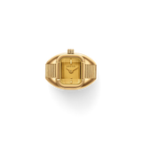 Nocturne Time Ring - Gold and Deep Amber