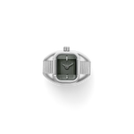 Nocturne Time Ring - Silver and Smoke