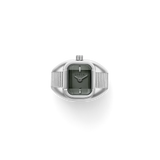 Nocturne Time Ring - Silver and Smoke