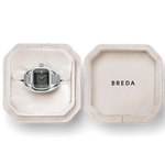 Nocturne Time Ring - Silver and Smoke in ring box