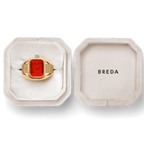 Nocturne Time Ring - Deep Gold and Flame ring in box