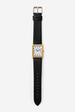 Virgil Watch - Gold, Black and Ivory with band stretched out 