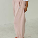Pointelle Balloon Pants - Baby Pink