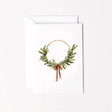 Wire wreath Mini Notecard