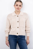 Cargo Cardigan - Stone Beige