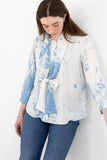 Candice Shirt - Blue Tumble Dye