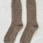 Winter Sparkle Socks in Nutmeg