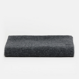 Alpaca Wool Blend Scarf - Dark Grey Melange