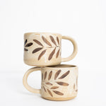 Bettina Chow Pottery Hand painted Mugs