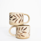 Bettina Chow Pottery Hand painted Mugs