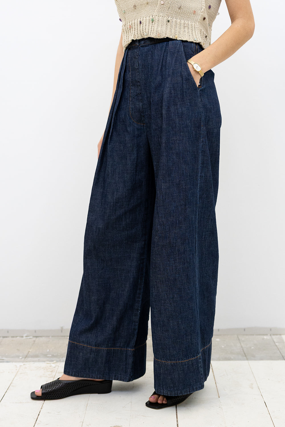 RACHEL COMEY Coxsone Pant - Dark Indigo