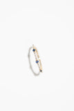 Diamond + Sapphire Pave Stacking Ring