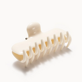 bottom view of No. 4 Claw Clip - Ivory