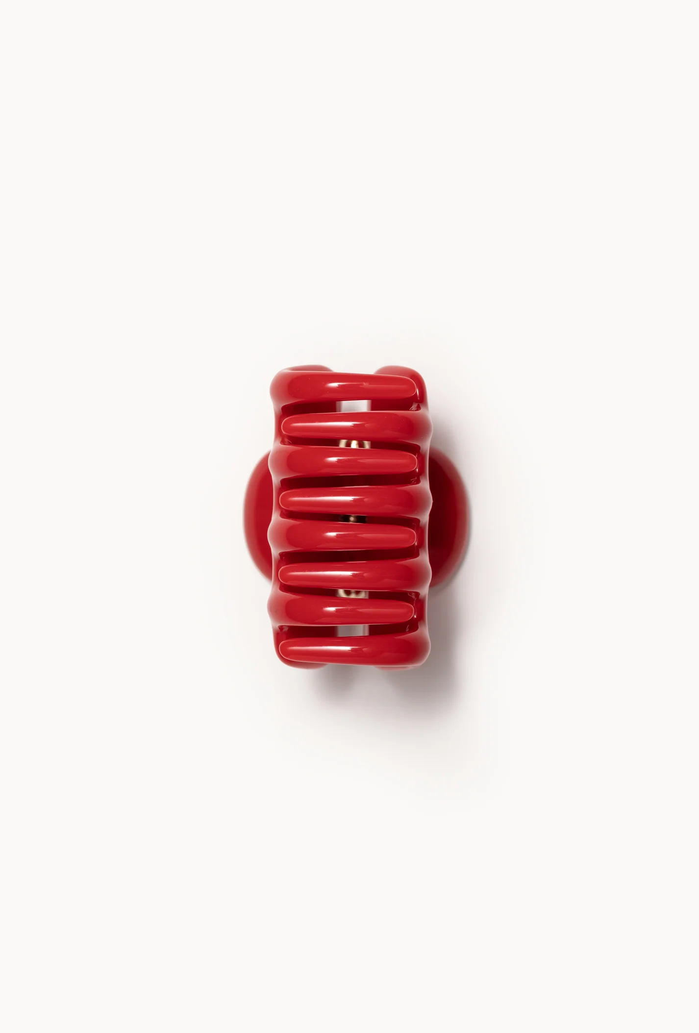 under side view of No. 2 Claw Clip - Rosso
