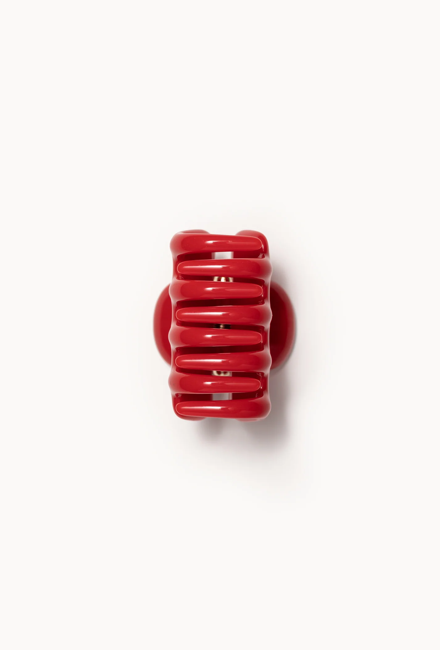 under side view of No. 2 Claw Clip - Rosso