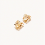No. 1 Claw Clip Set - Light Tortoise pictured on an angle 