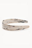 Headband - Grey Marble