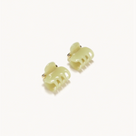 No. 1 Claw Clip Set - Avocado pictured on an angle
