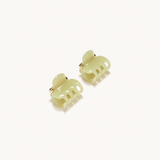 No. 1 Claw Clip Set - Avocado pictured on an angle