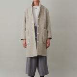 Arden Jacket - Grey Fuzzy Wool