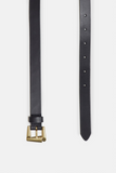 Italian Leather Belt - Black