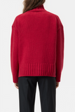 Pure Wool Jumper - Chill Pepper Red