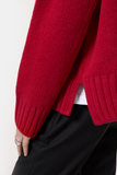 Pure Wool Jumper - Chill Pepper Red