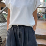 Jeanne Cotton Tee - White