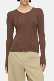 Long-sleeved Shirt - Cocoa Brown