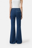 Denair Flared Jeans - Dark Blue