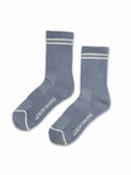 Boyfriend Socks in Blue Grey