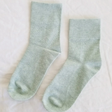 Sneaker Socks in Seafoam