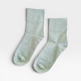 Sneaker Socks in Seafoam