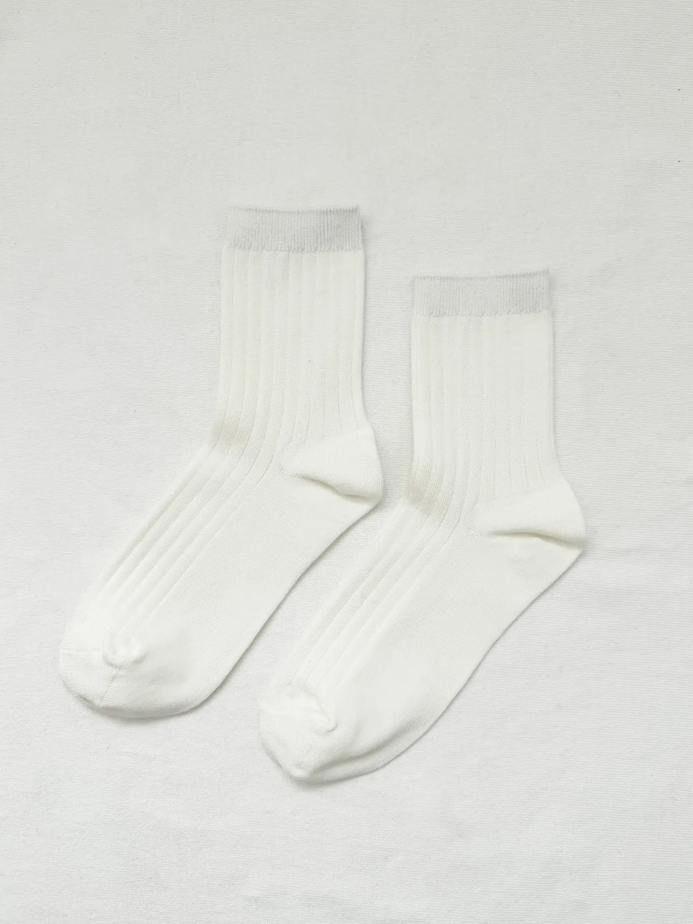 Her Socks in White