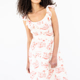 St. Jean Dress - Postcard Linen