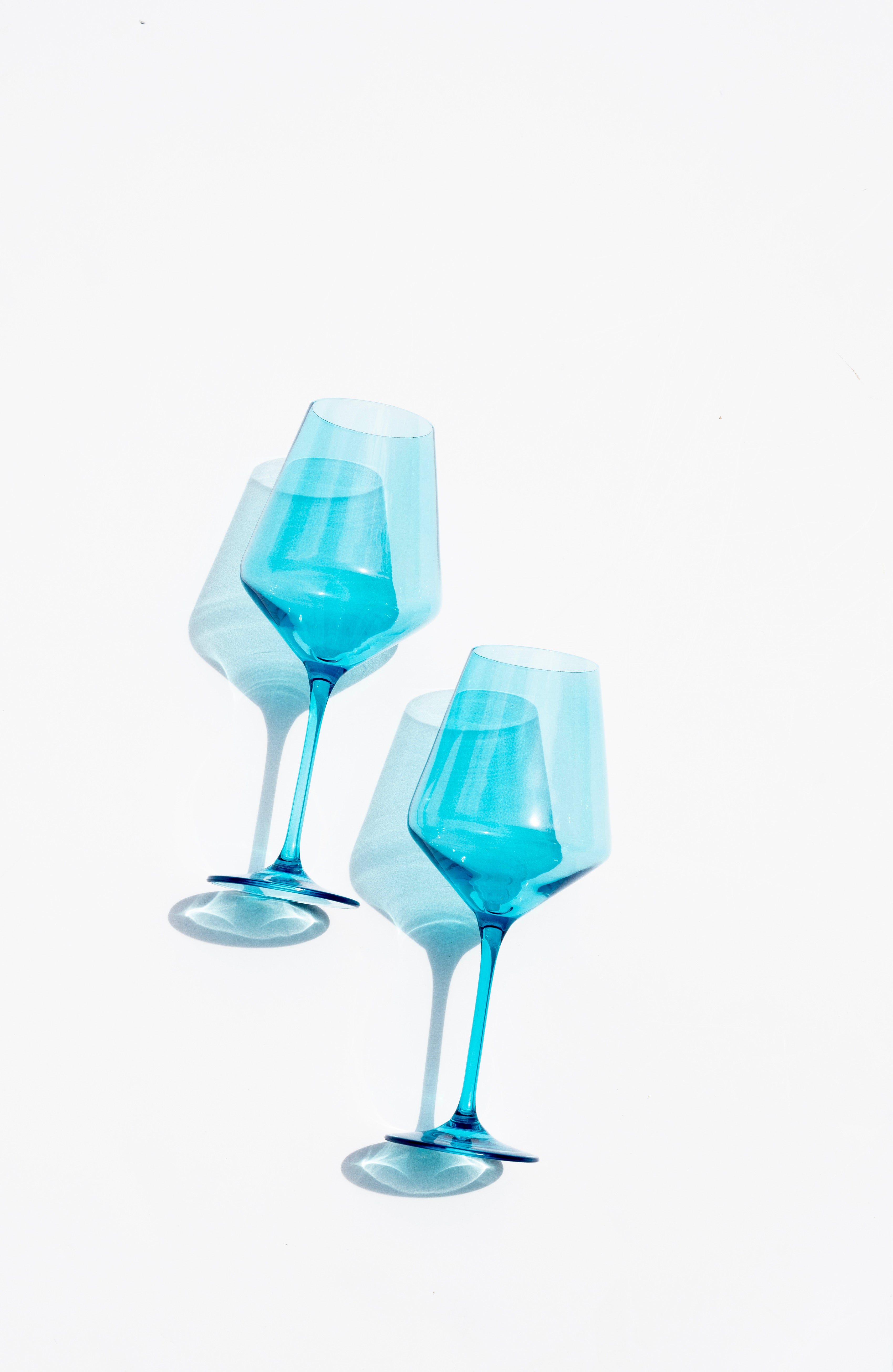 Estelle Ocean Blue Wine Glass – Jones + Co