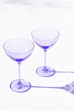 Lavender Martini Glasses