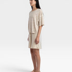 Extrafine Knit Tee - Stripe — view 2