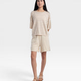Extrafine Knit Tee - Stripe — view 3