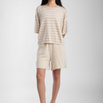 Extrafine Knit Tee - Stripe — view 3
